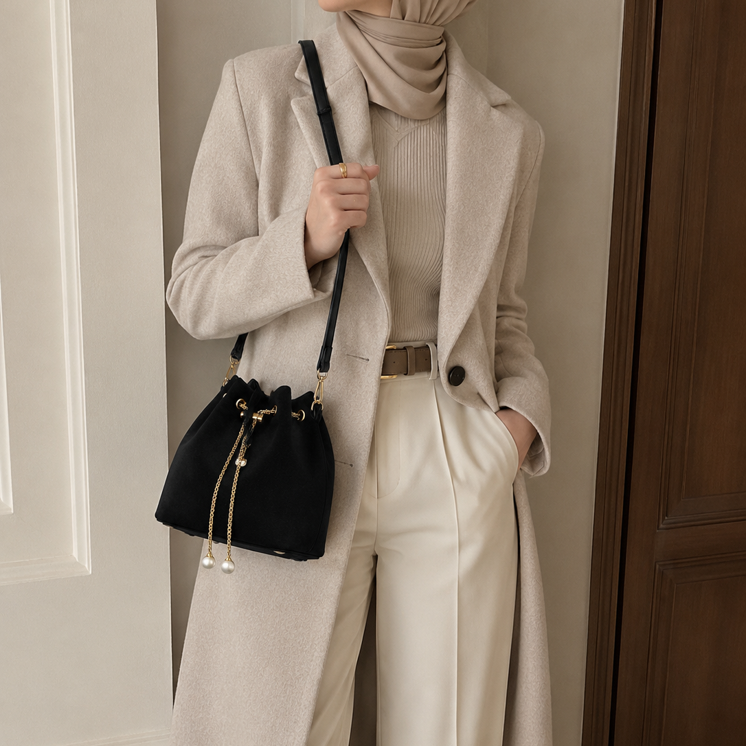 Sac PonPon - Noir