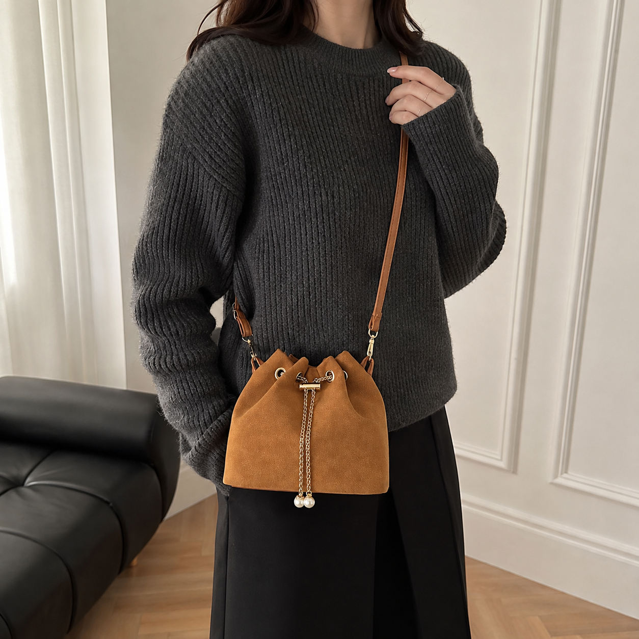 Sac PonPon - Camel